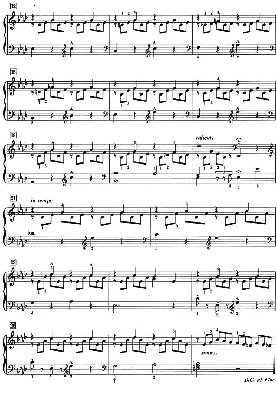 50首莱蒙钢琴练习曲 作品37（NO.44）钢琴曲谱（图2）