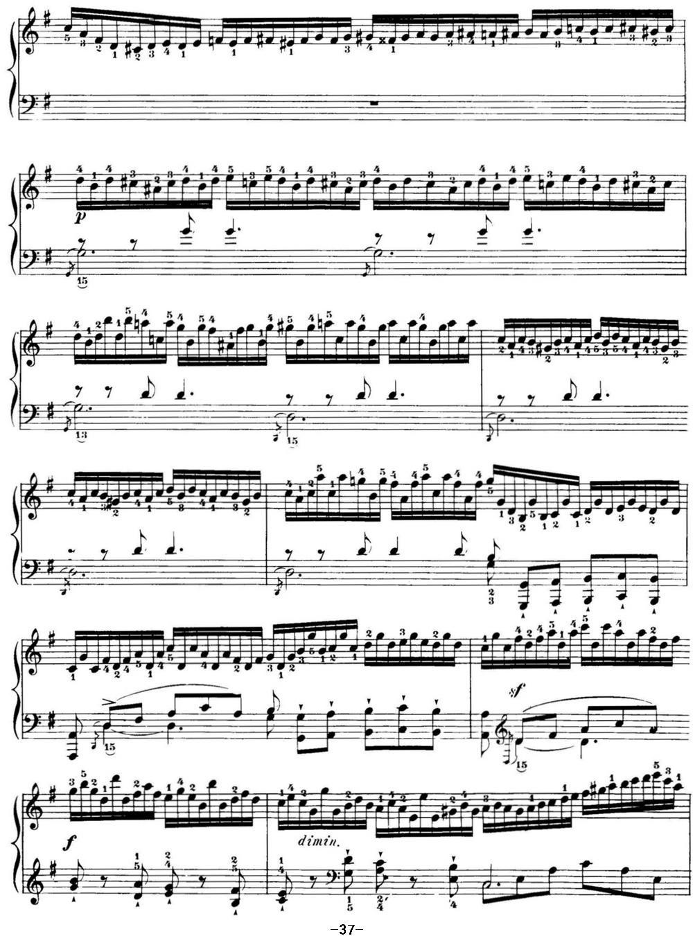 40首车尔尼Op.299钢琴快速练习曲（NO.16）钢琴曲谱（图3）