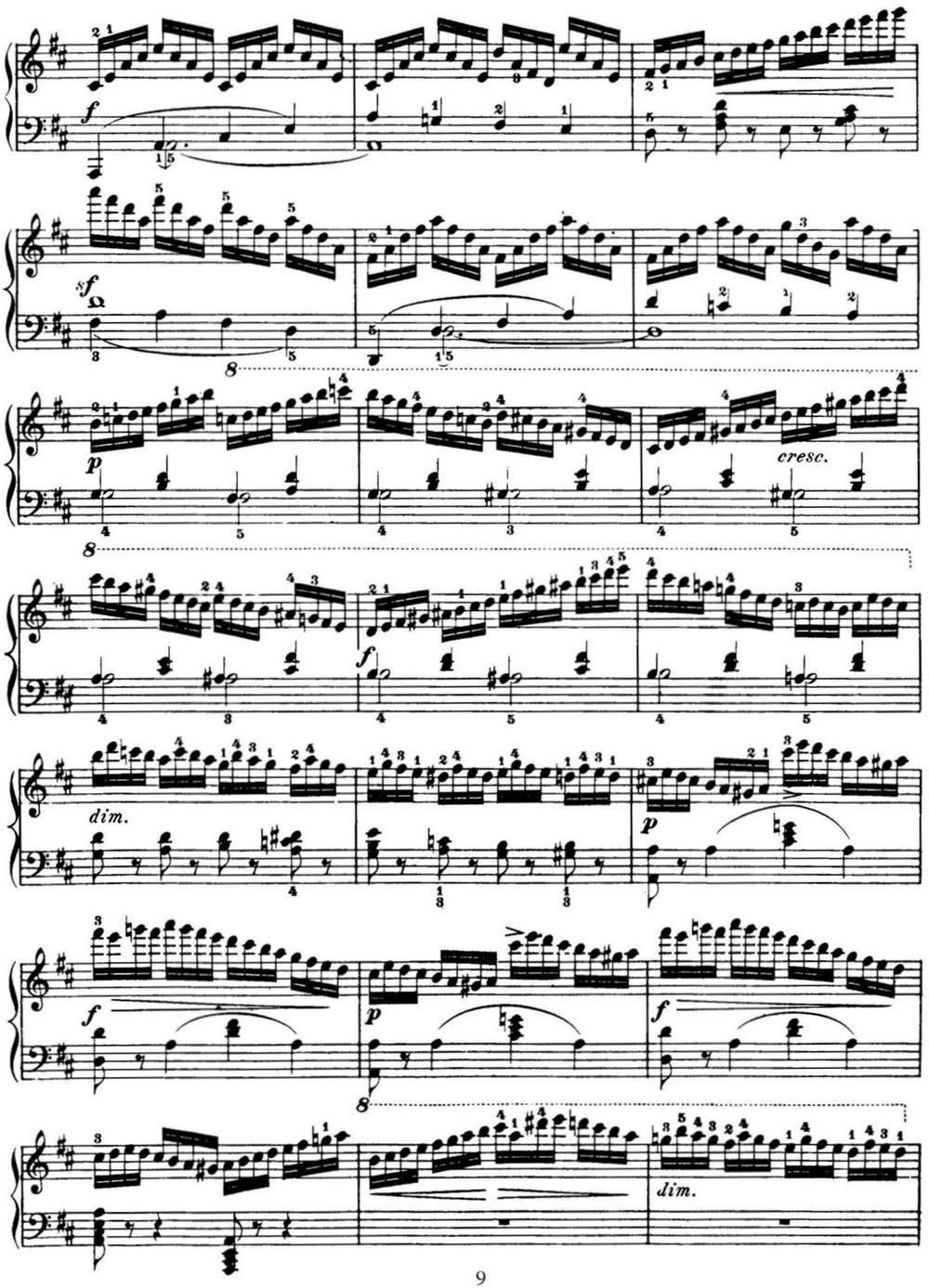 50首车尔尼Op.740钢琴手指灵巧技术练习曲（NO.3）钢琴曲谱（图2）