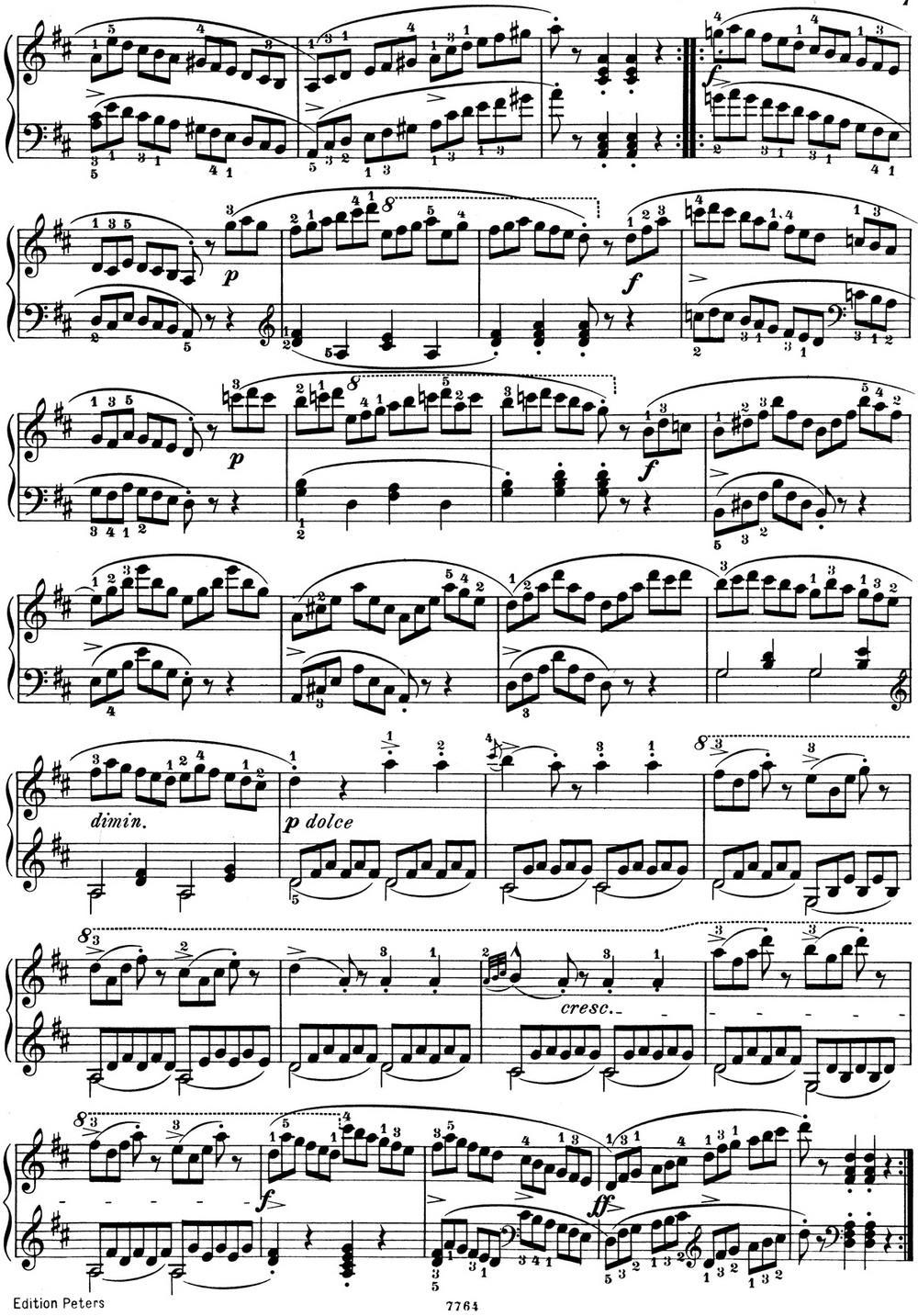 25首车尔尼Op.748练习曲（NO.3）钢琴曲谱（图2）