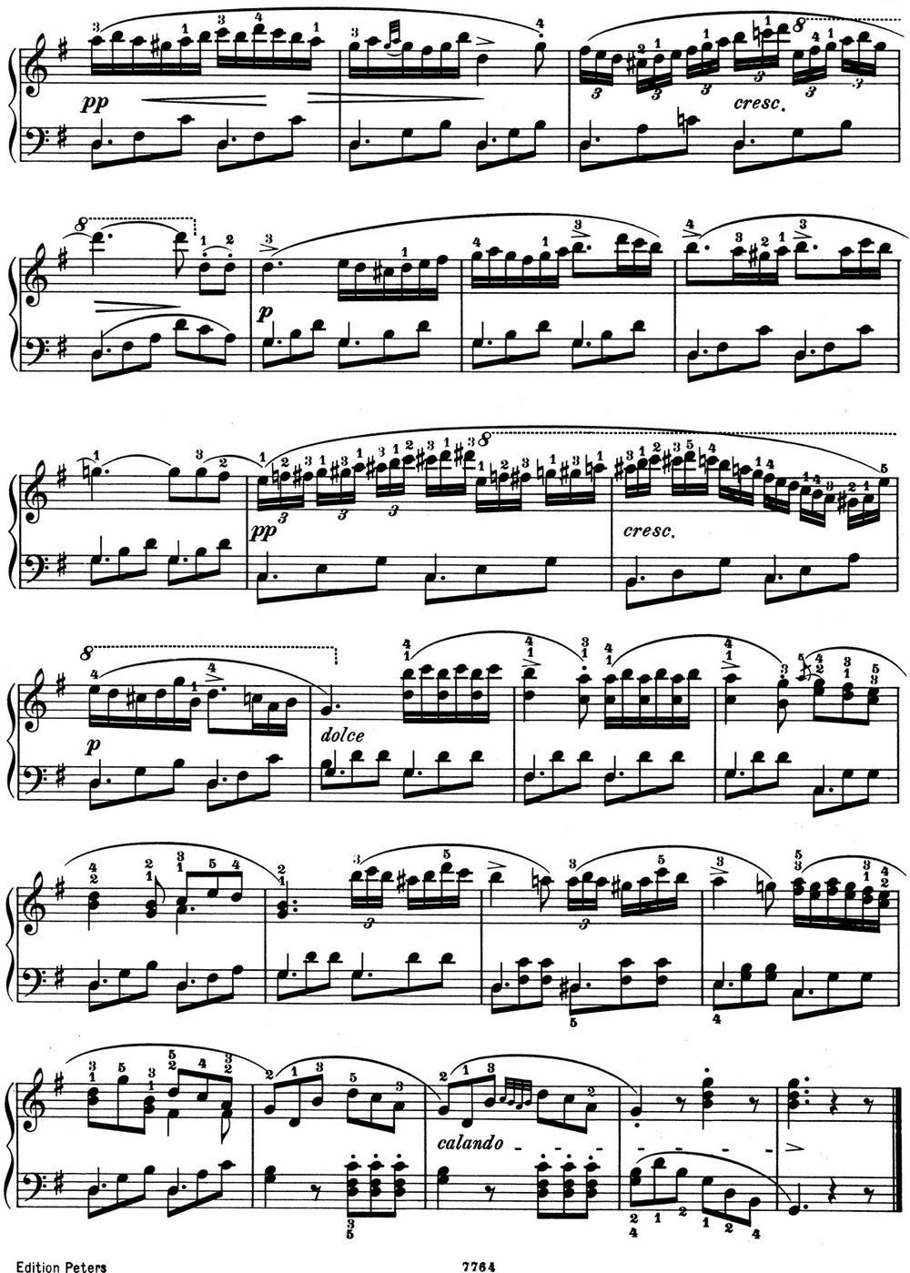 25首车尔尼Op.748练习曲（NO.12）钢琴曲谱（图2）