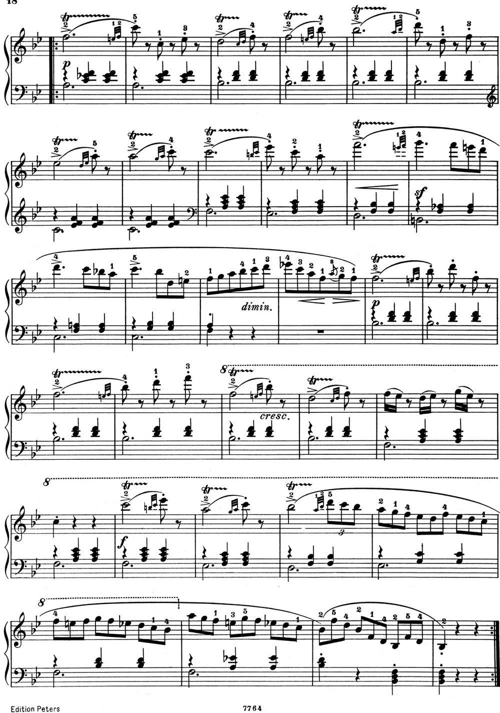 25首车尔尼Op.748练习曲（NO.10）钢琴曲谱（图2）