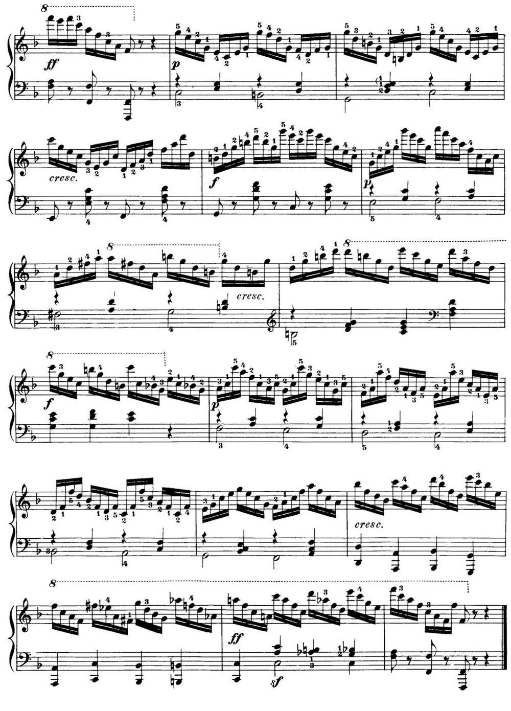 40首车尔尼Op.299钢琴快速练习曲（NO.19）钢琴曲谱（图2）