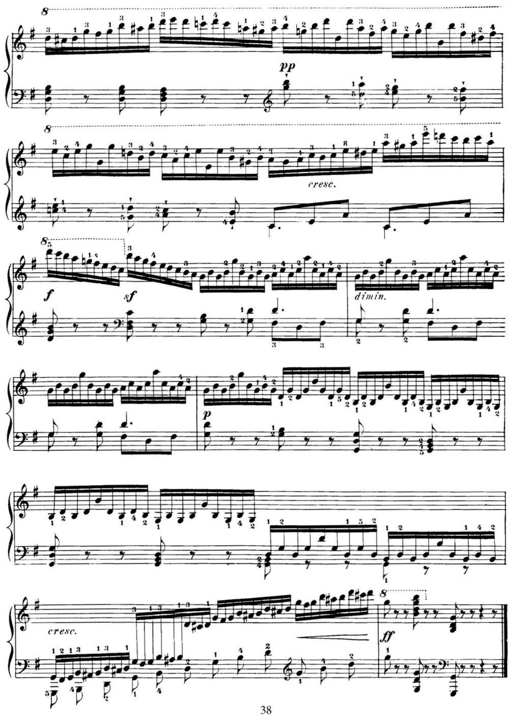 40首车尔尼Op.299钢琴快速练习曲（NO.16）钢琴曲谱（图4）