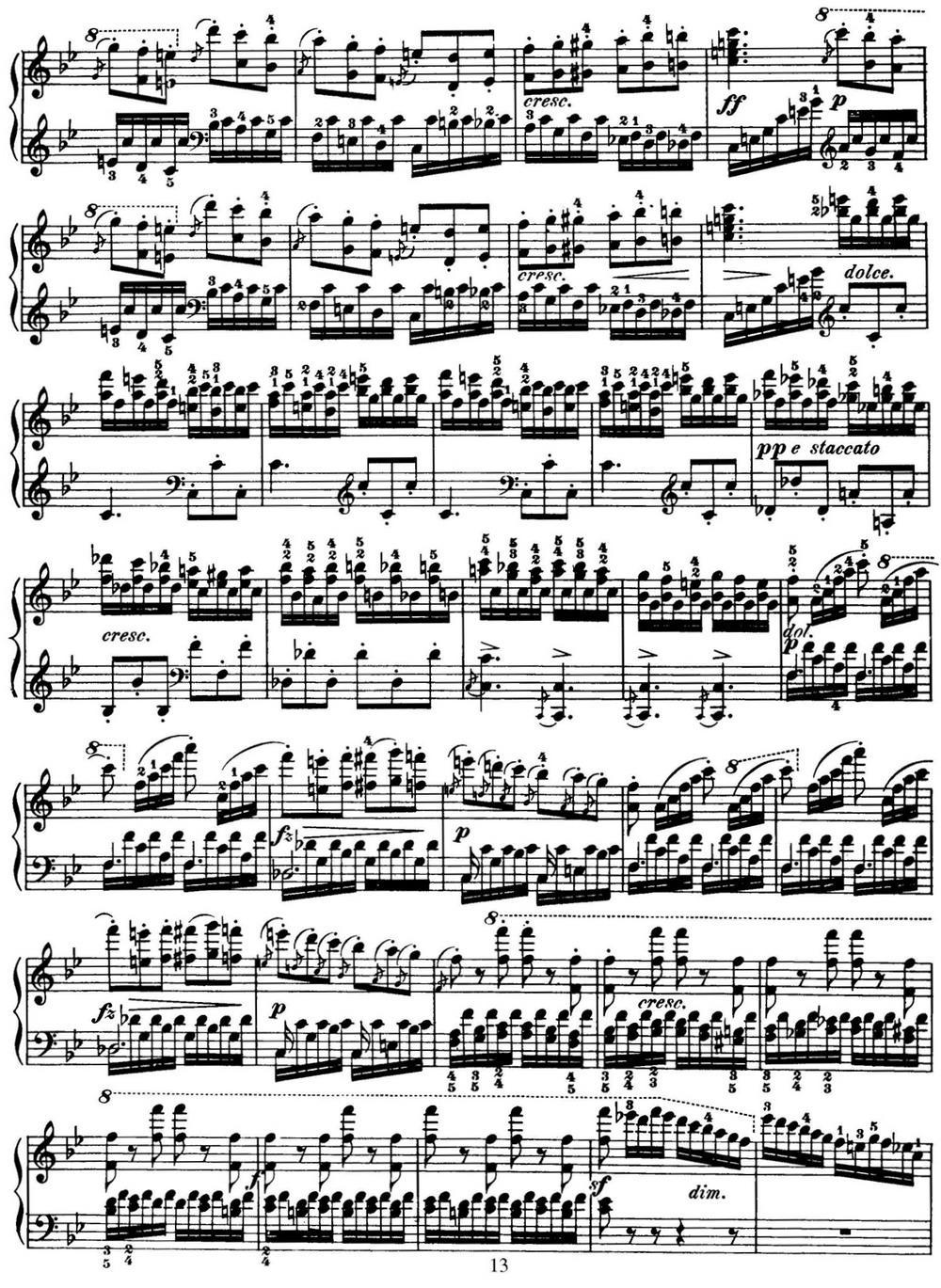 50首车尔尼Op.740钢琴手指灵巧技术练习曲（NO.4）钢琴曲谱（图2）