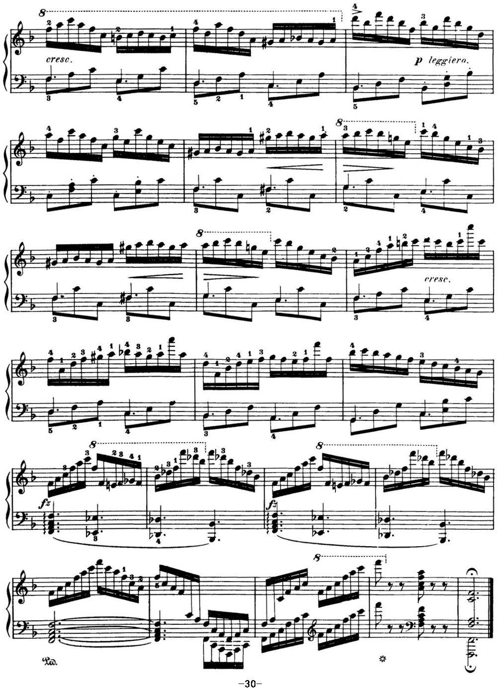 50首车尔尼Op.740钢琴手指灵巧技术练习曲（NO.42）钢琴曲谱（图4）
