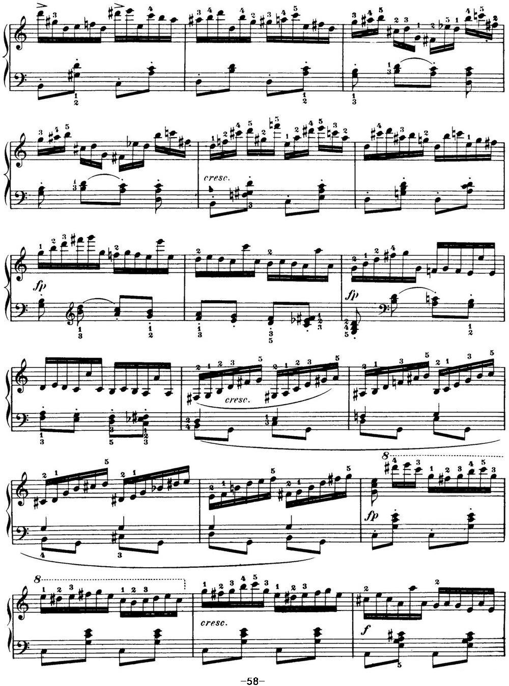 50首车尔尼Op.740钢琴手指灵巧技术练习曲（NO.16）钢琴曲谱（图3）