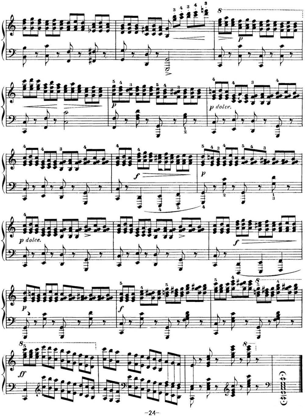 50首车尔尼Op.740钢琴手指灵巧技术练习曲（NO.40）钢琴曲谱（图2）