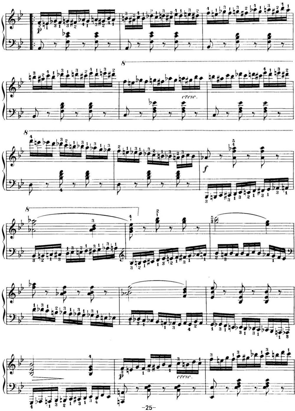 40首车尔尼Op.299钢琴快速练习曲（NO.31）钢琴曲谱（图3）