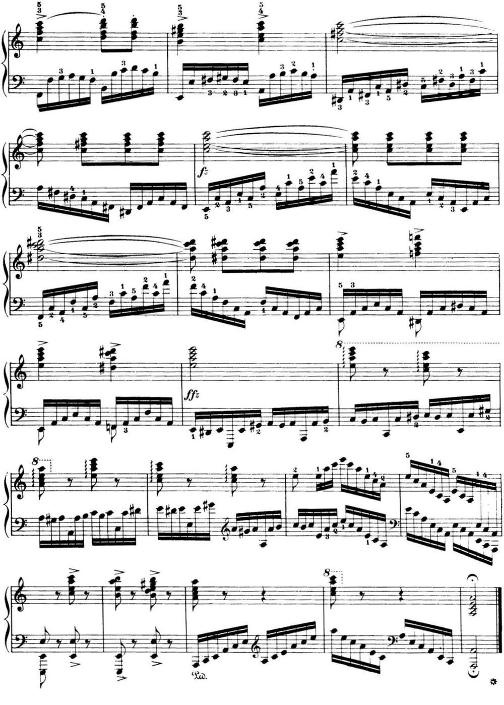 50首车尔尼Op.740钢琴手指灵巧技术练习曲（NO.41）钢琴曲谱（图2）