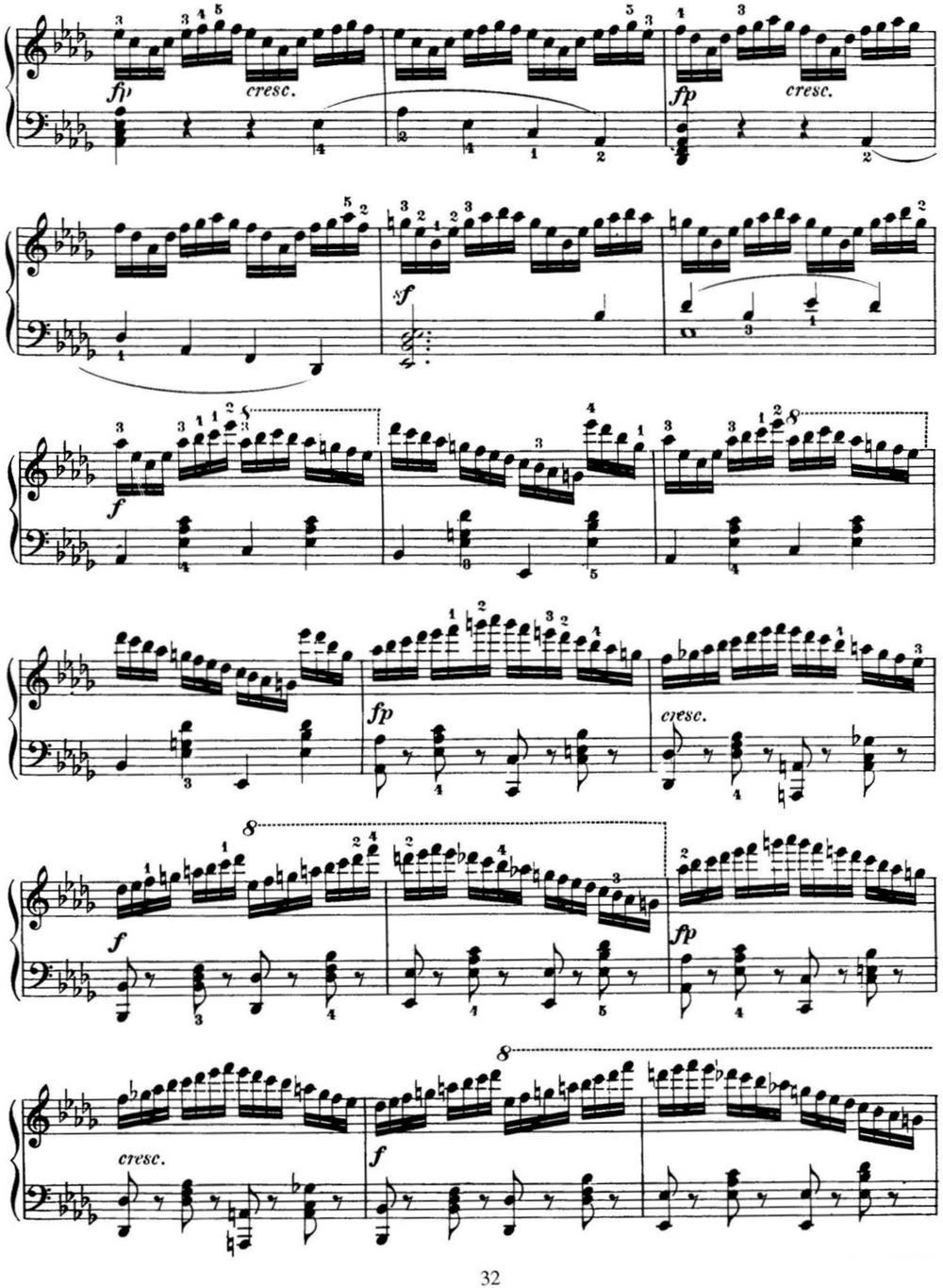 50首车尔尼Op.740钢琴手指灵巧技术练习曲（NO.25）钢琴曲谱（图2）