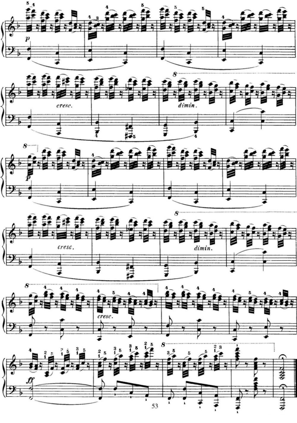 50首车尔尼Op.740钢琴手指灵巧技术练习曲（NO.30）钢琴曲谱（图4）