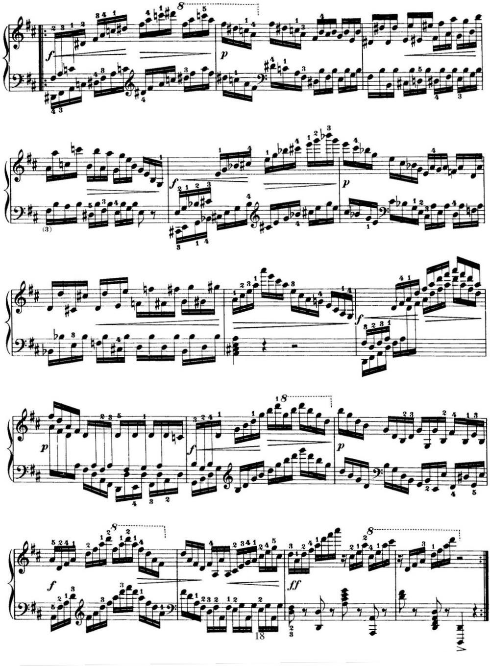 50首车尔尼Op.740钢琴手指灵巧技术练习曲（NO.21）钢琴曲谱（图2）