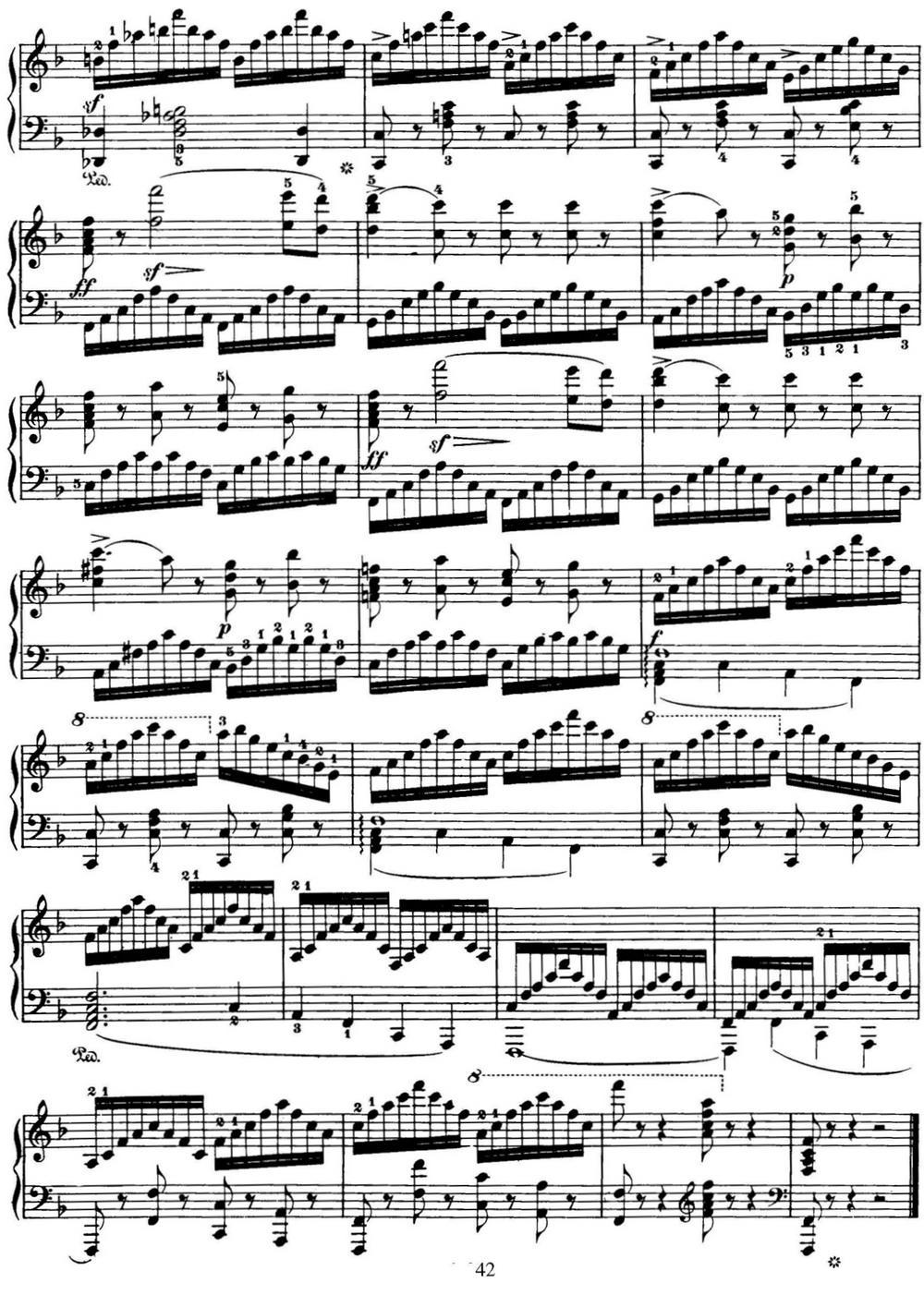 50首车尔尼Op.740钢琴手指灵巧技术练习曲（NO.46）钢琴曲谱（图3）