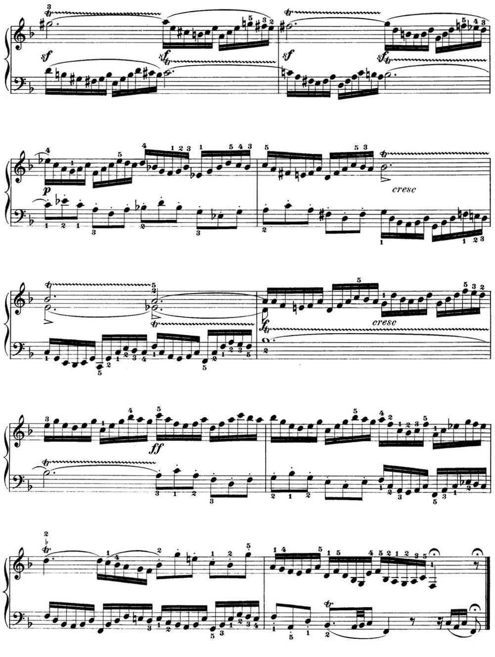 巴赫《平均律钢琴曲集·第一卷》之前奏曲（NO.11）钢琴曲谱（图2）
