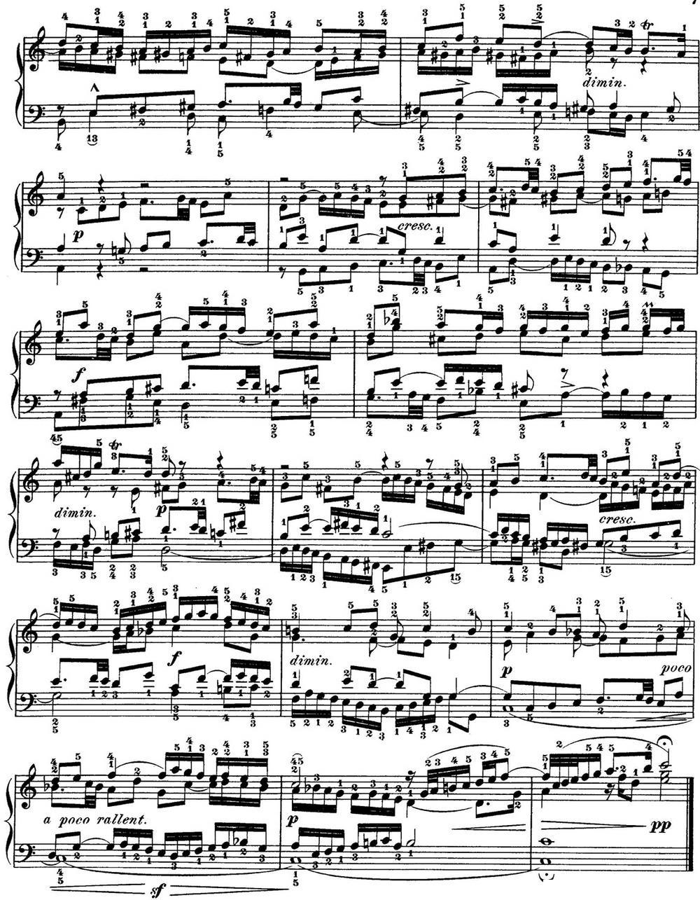 巴赫《平均律钢琴曲集·第一卷》之赋格曲（NO.1）钢琴曲谱（图2）