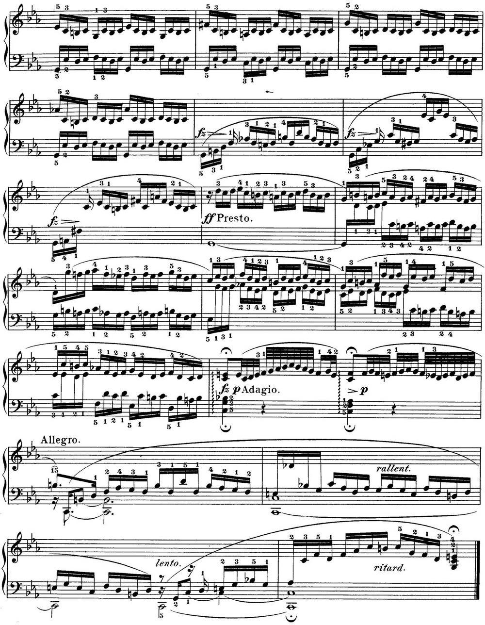 巴赫《平均律钢琴曲集·第一卷》之前奏曲（NO.2）钢琴曲谱（图2）