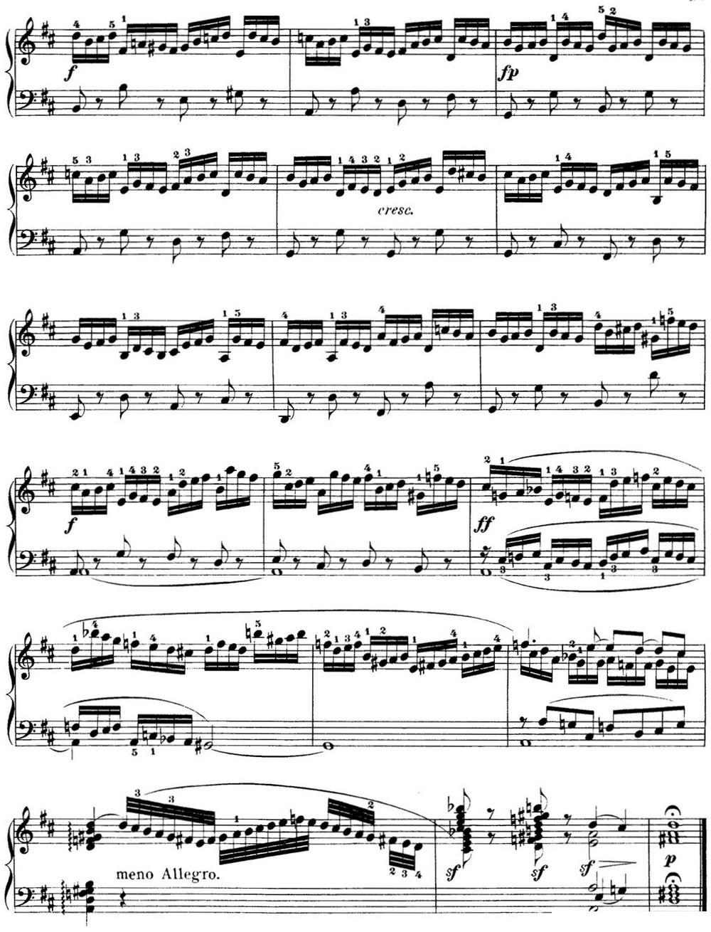 巴赫《平均律钢琴曲集·第一卷》之前奏曲（NO.5）钢琴曲谱（图2）