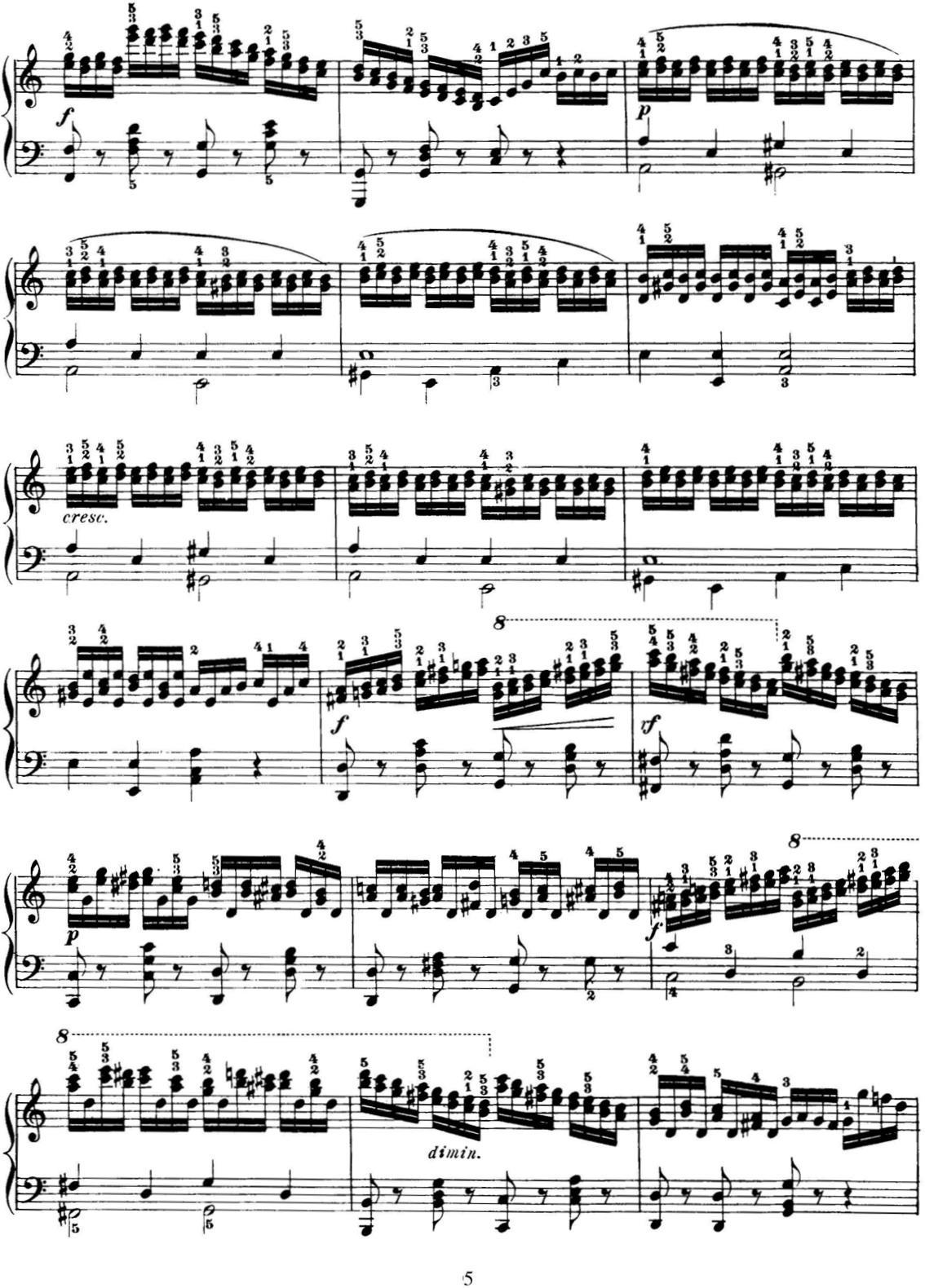 50首车尔尼Op.740钢琴手指灵巧技术练习曲（NO.34）钢琴曲谱（图2）