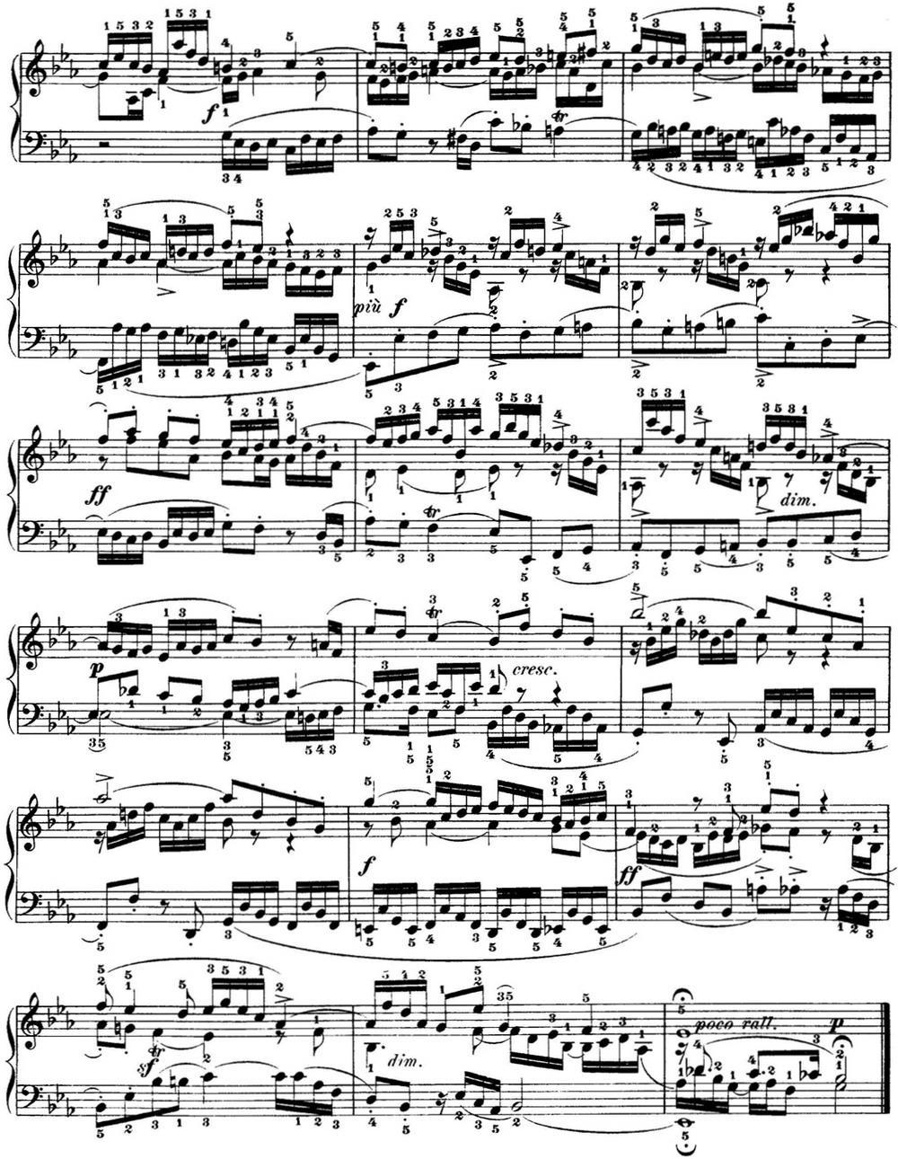 巴赫《平均律钢琴曲集·第一卷》之赋格曲（NO.7）钢琴曲谱（图2）