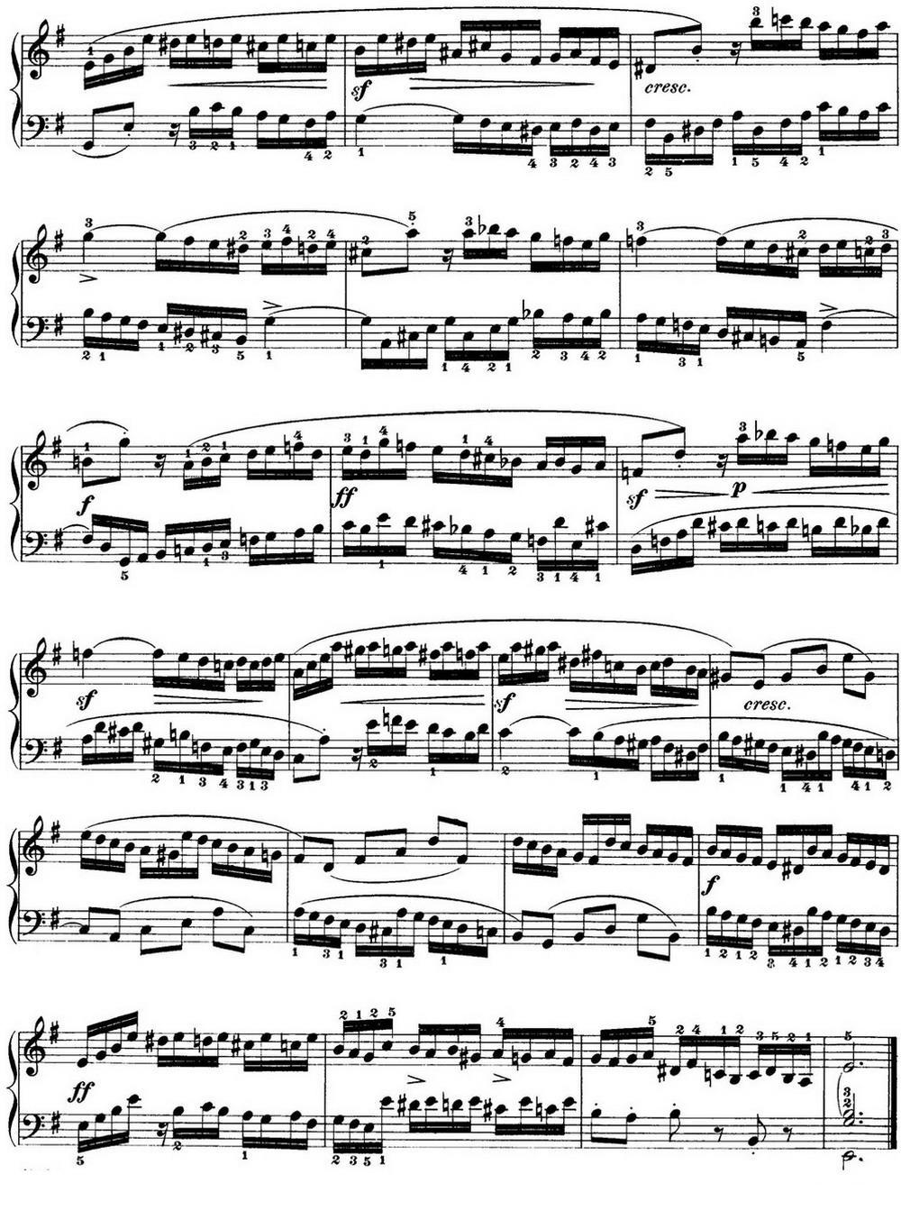 巴赫《平均律钢琴曲集·第一卷》之赋格曲（NO.10）钢琴曲谱（图2）