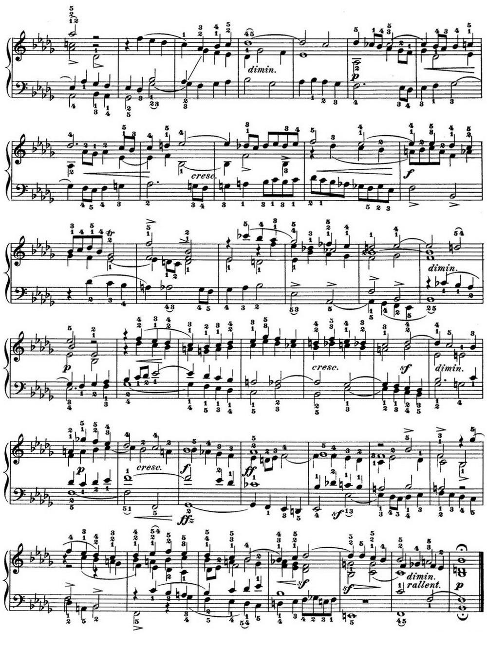 巴赫《平均律钢琴曲集·第一卷》之赋格曲（NO.22）钢琴曲谱（图2）