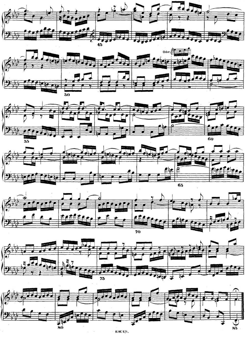 巴赫《平均律钢琴曲集·第二卷》之赋格曲（NO.12）钢琴曲谱（图2）