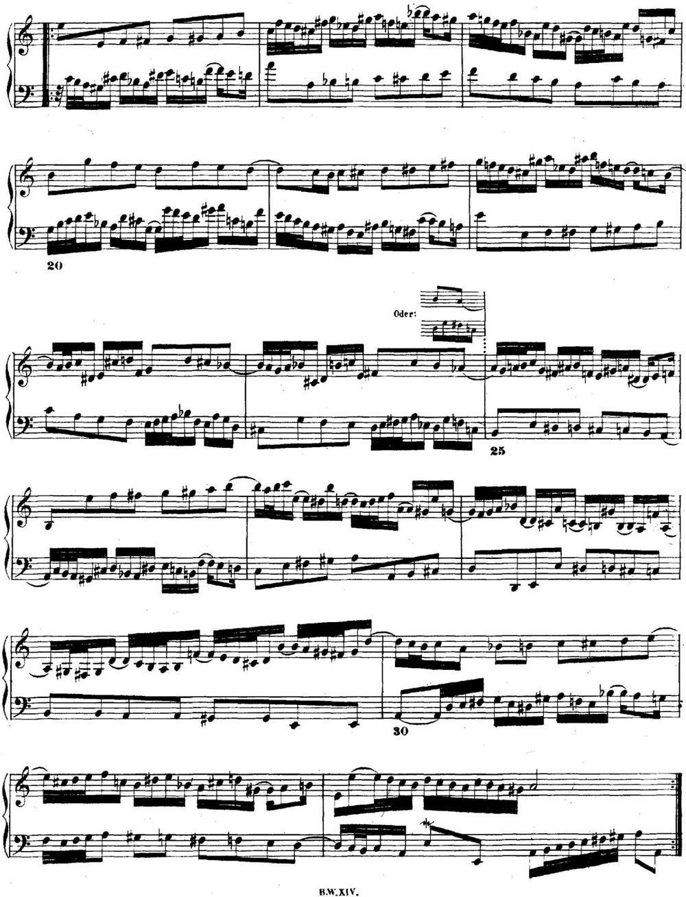巴赫《平均律钢琴曲集·第二卷》之前奏曲（NO.20）钢琴曲谱（图2）