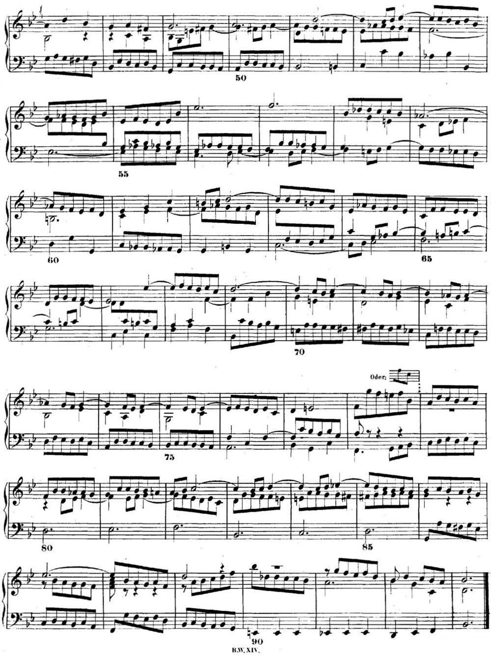 巴赫《平均律钢琴曲集·第二卷》之赋格曲（NO.21）钢琴曲谱（图2）