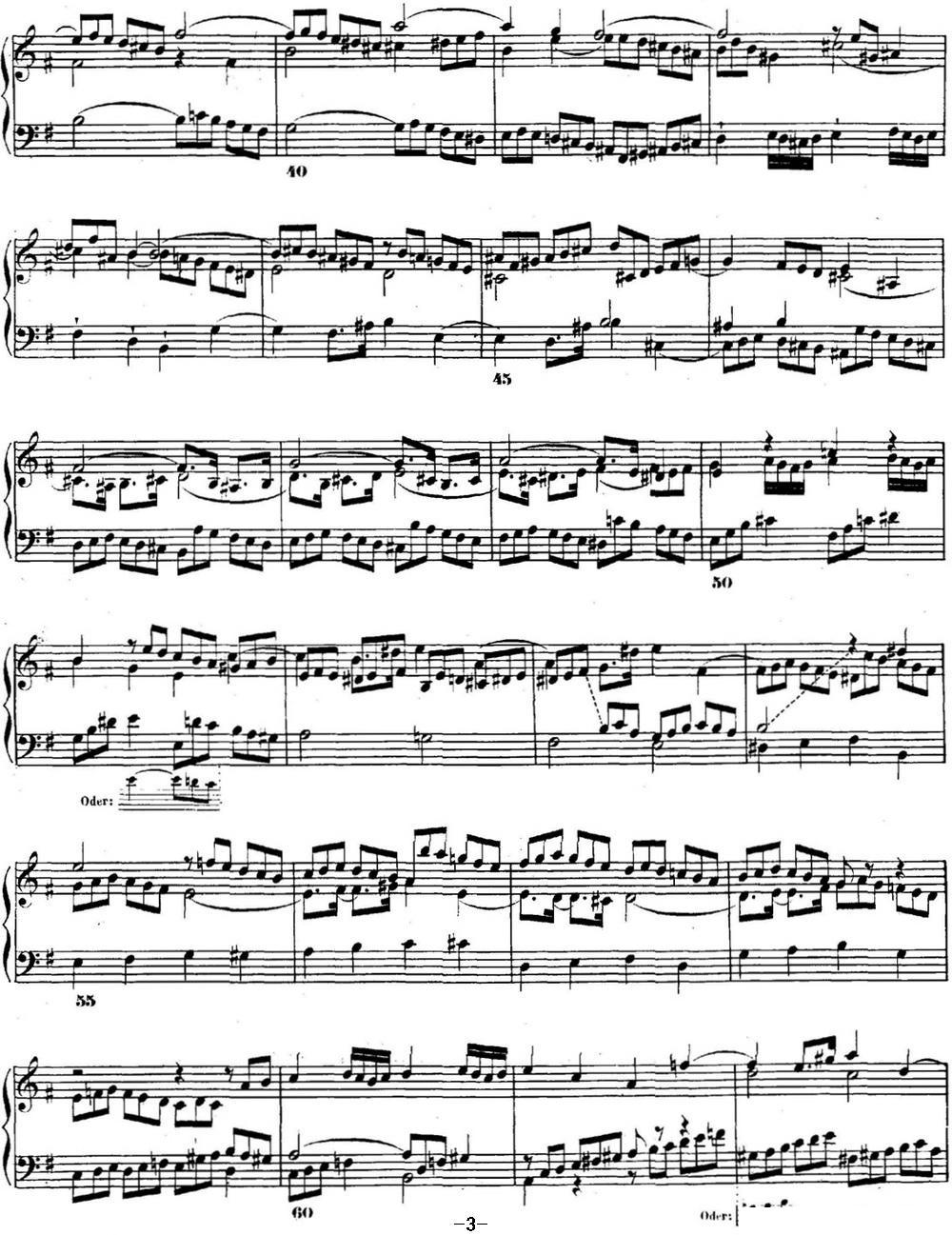 巴赫《平均律钢琴曲集·第二卷》之赋格曲（NO.10）钢琴曲谱（图3）