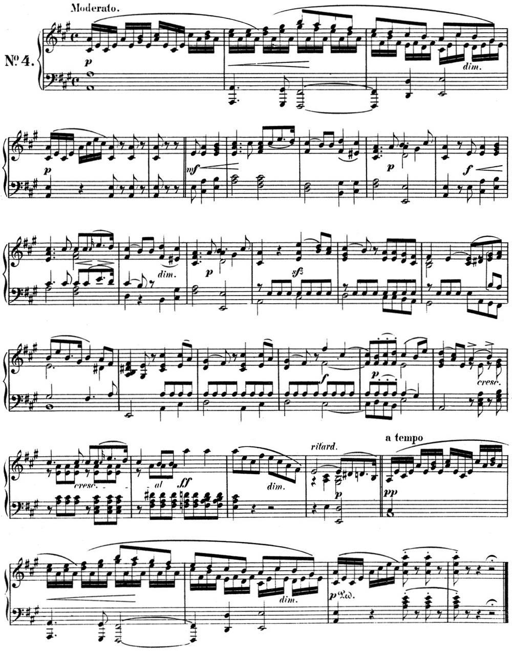 门德尔松无词歌Op.19（NO.4）钢琴曲谱（图1）