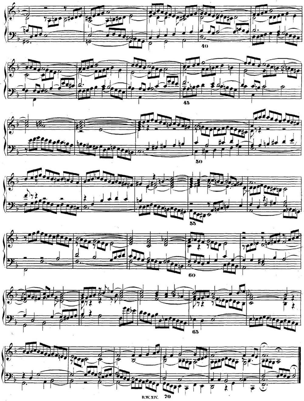 巴赫《平均律钢琴曲集·第二卷》之前奏曲（NO.11）钢琴曲谱（图2）