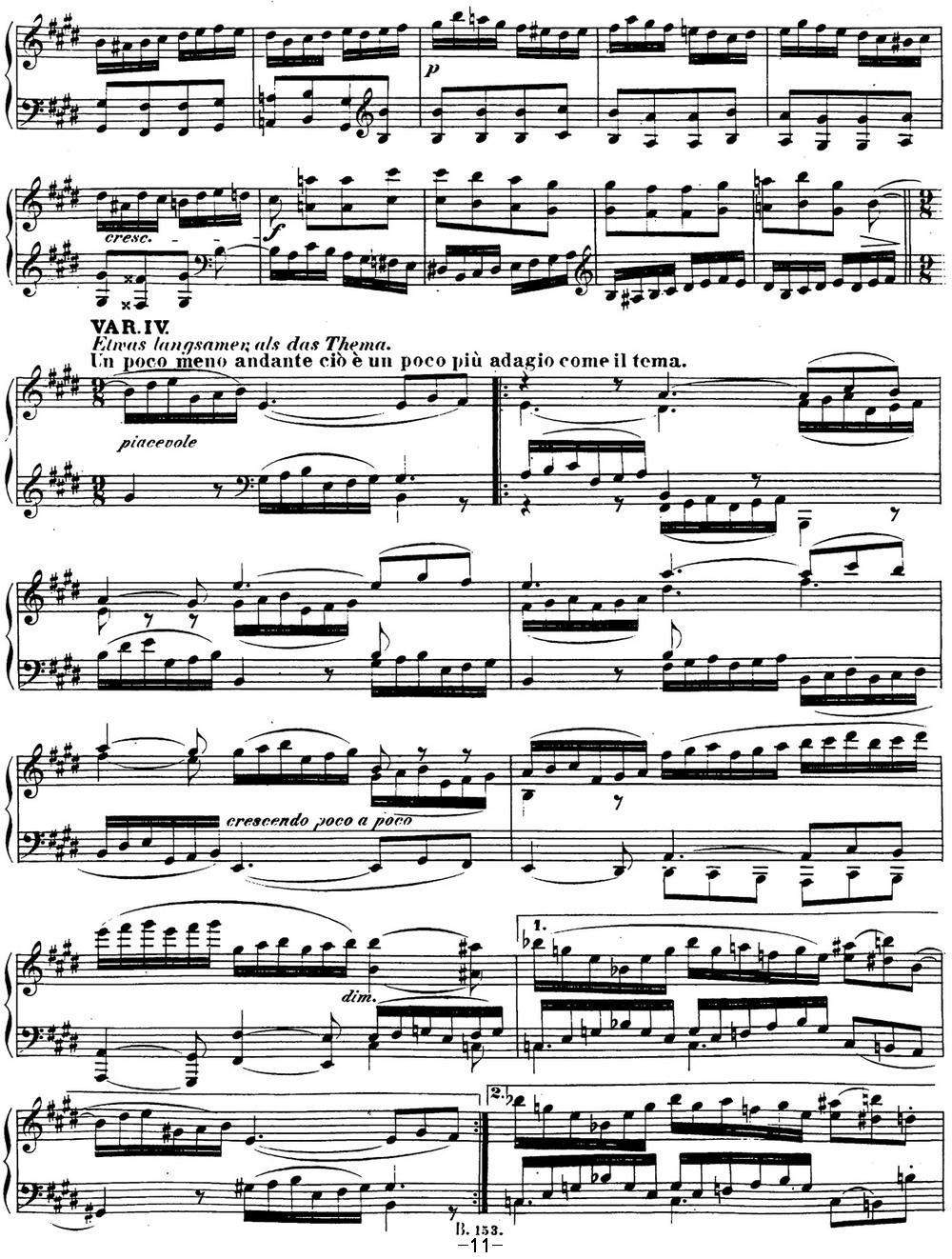 贝多芬钢琴奏鸣曲30 E大调 Op.109 E major钢琴曲谱（图11）
