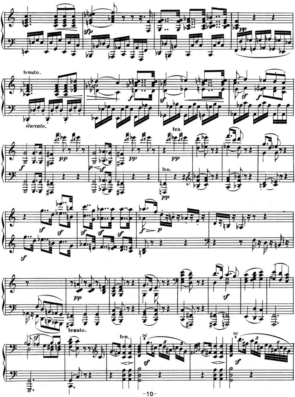 贝多芬钢琴奏鸣曲04 大调奏鸣曲 降E大调 Op.7 E-flat major钢琴曲谱（图10）