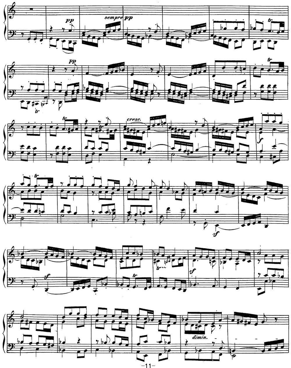 贝多芬钢琴奏鸣曲28 A大调 Op.101 A major钢琴曲谱（图11）