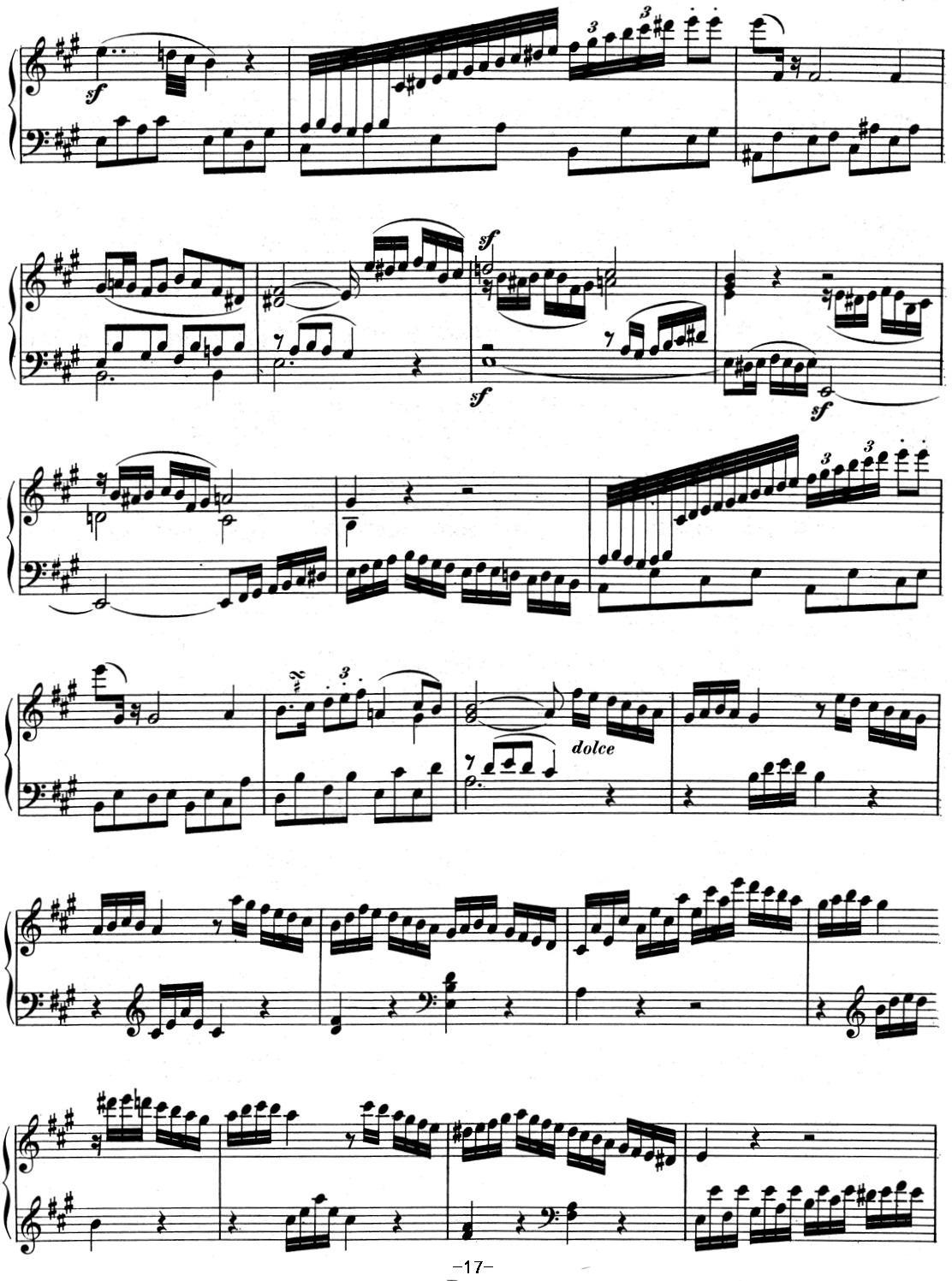 贝多芬钢琴奏鸣曲02 A大调 Op.2 No.2 A major钢琴曲谱（图17）