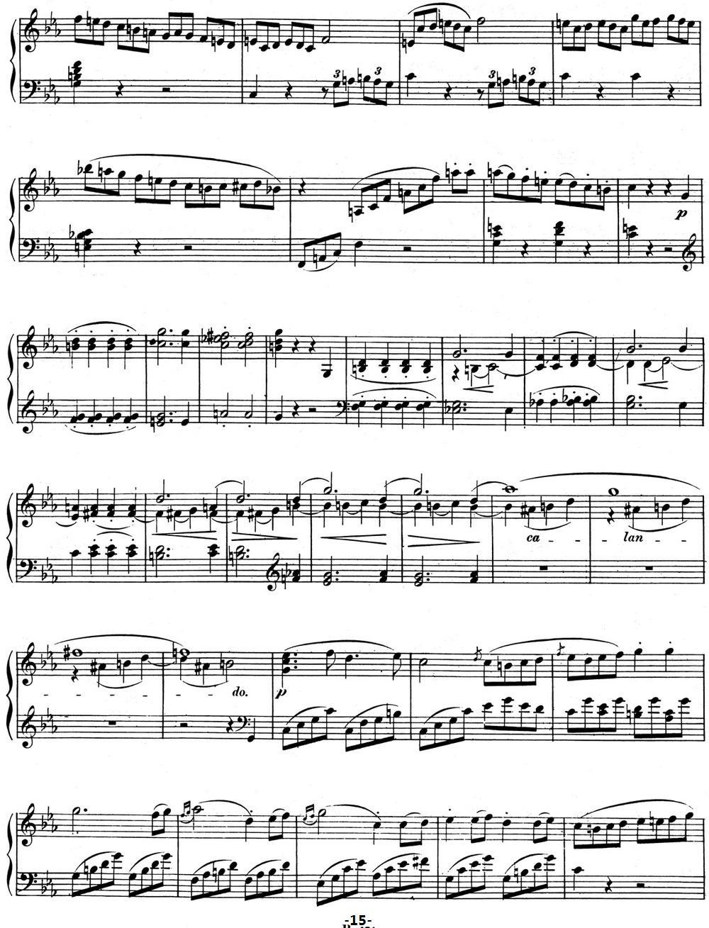贝多芬钢琴奏鸣曲08 悲怆 C小调 Op.13 C minor钢琴曲谱（图15）