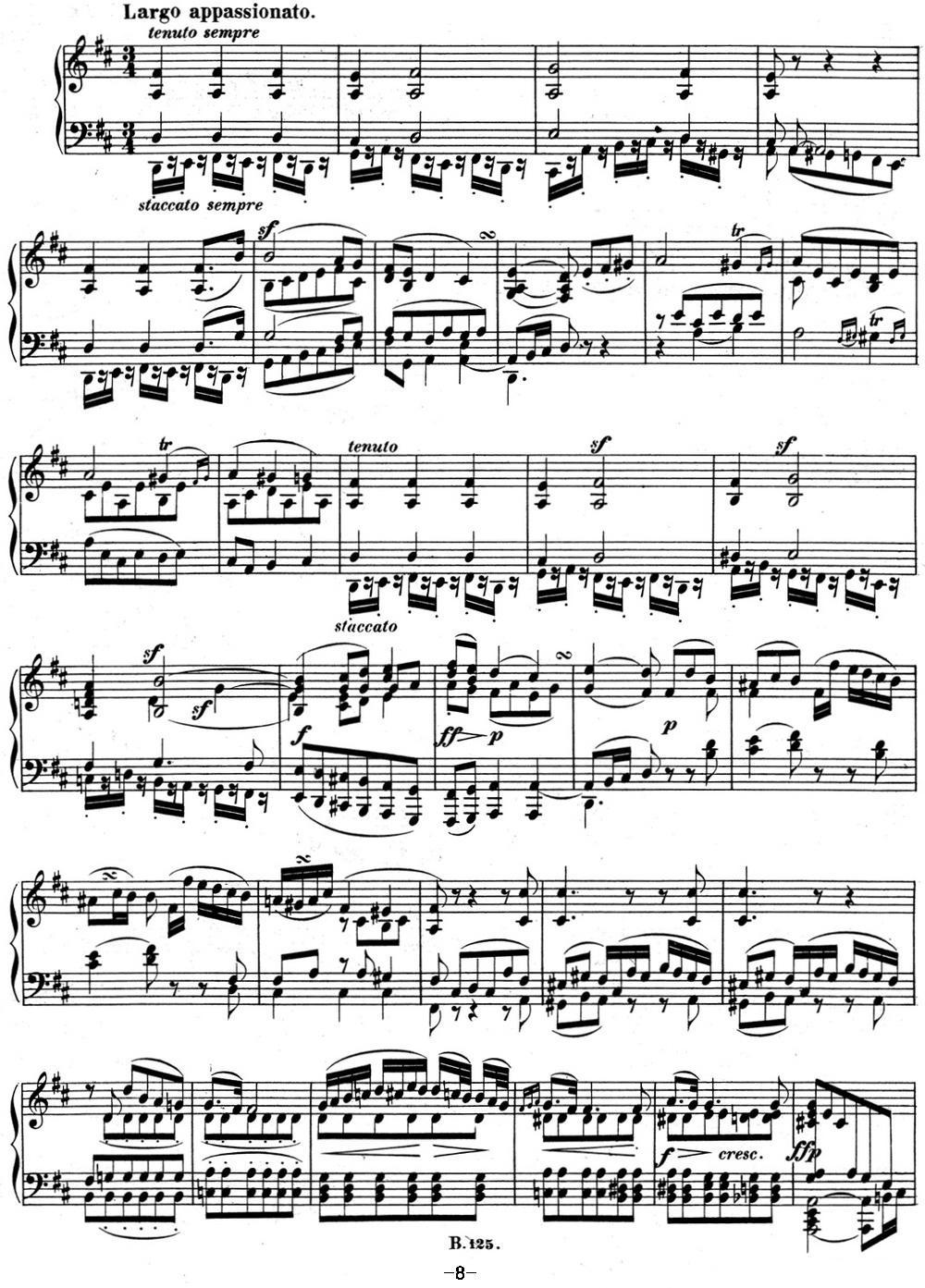 贝多芬钢琴奏鸣曲02 A大调 Op.2 No.2 A major钢琴曲谱（图8）