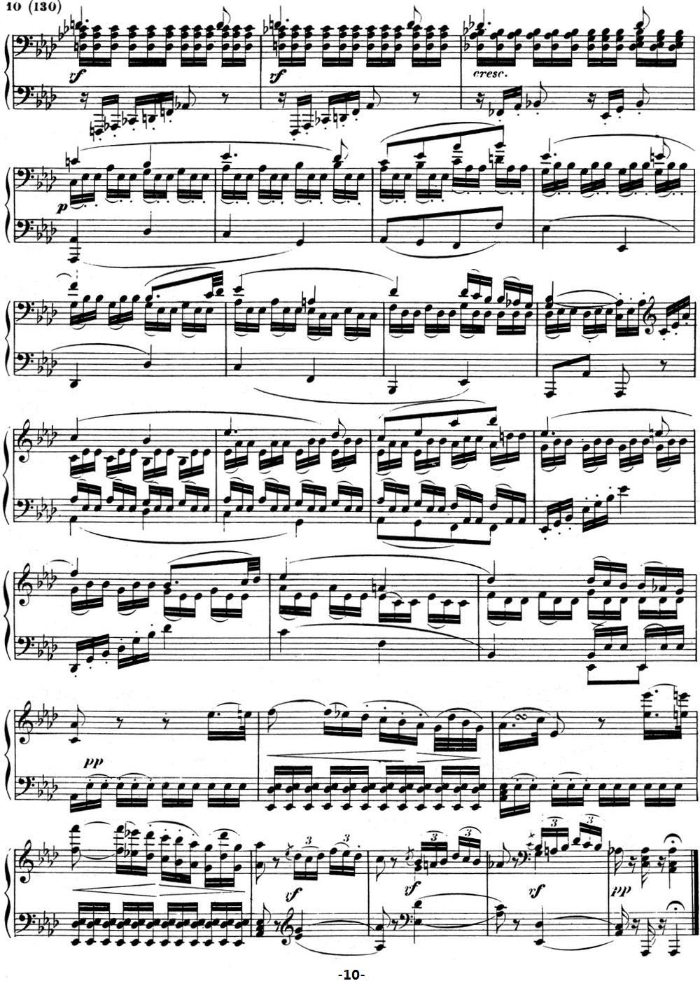 贝多芬钢琴奏鸣曲08 悲怆 C小调 Op.13 C minor钢琴曲谱（图10）