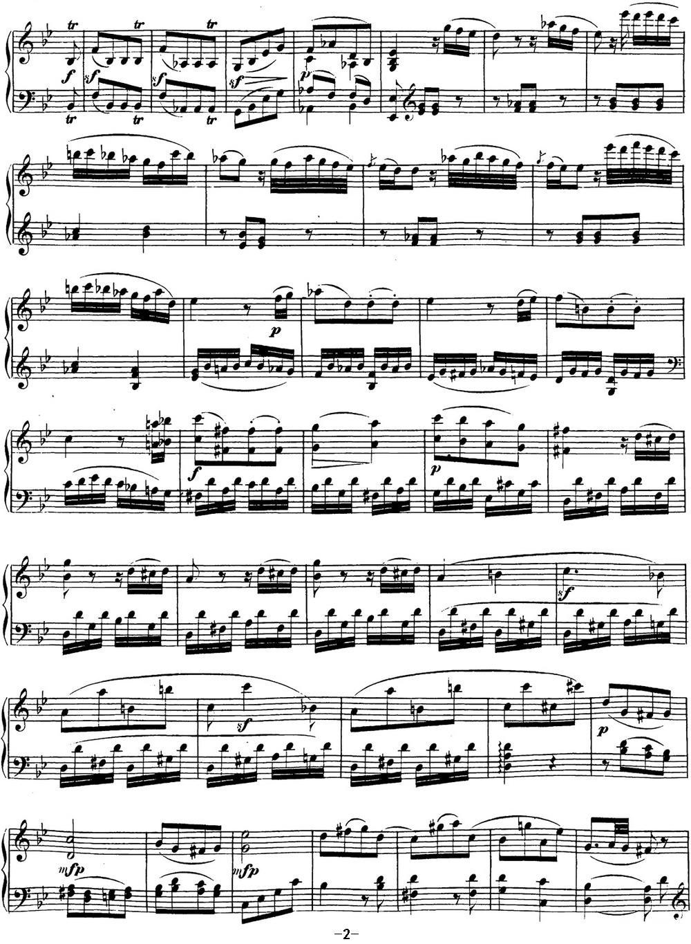 贝多芬钢琴奏鸣曲19 g小调 Op.49 No.1 G minor钢琴曲谱（图2）