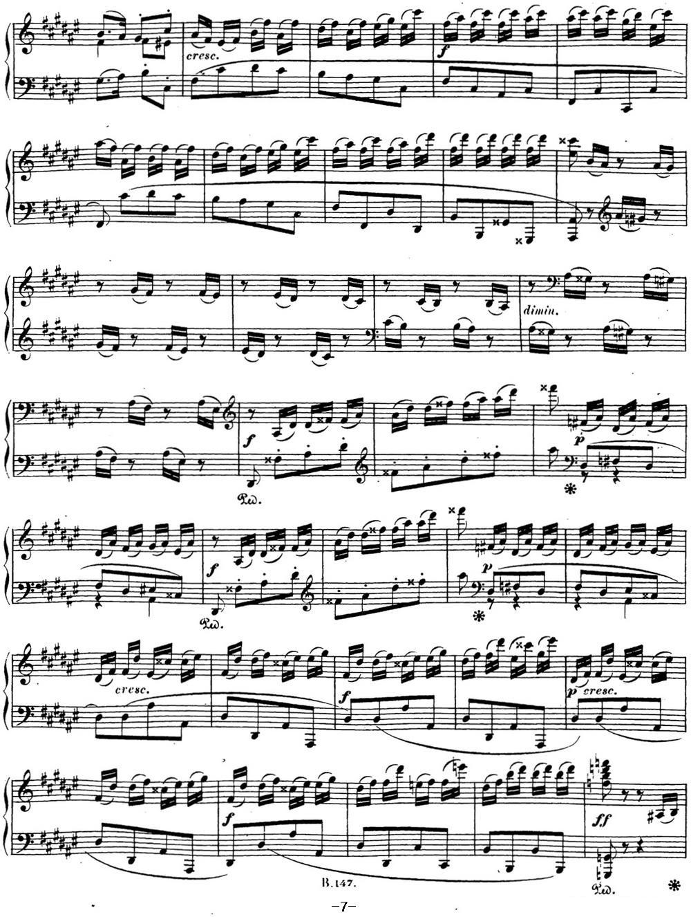 贝多芬钢琴奏鸣曲24 泰丽莎 升F大调 Op.78 F-sharp major钢琴曲谱（图7）