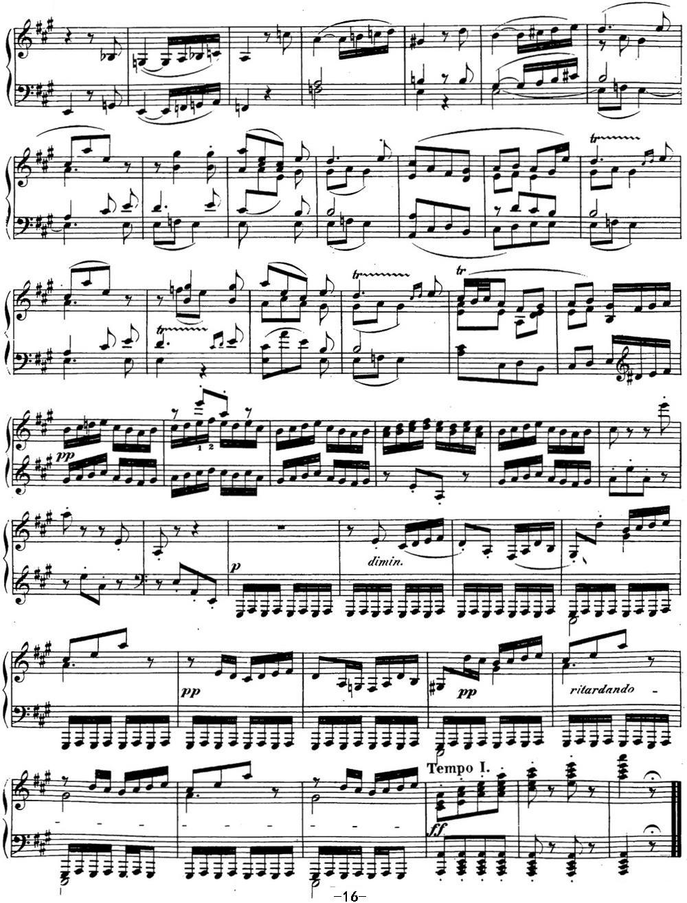 贝多芬钢琴奏鸣曲28 A大调 Op.101 A major钢琴曲谱（图16）