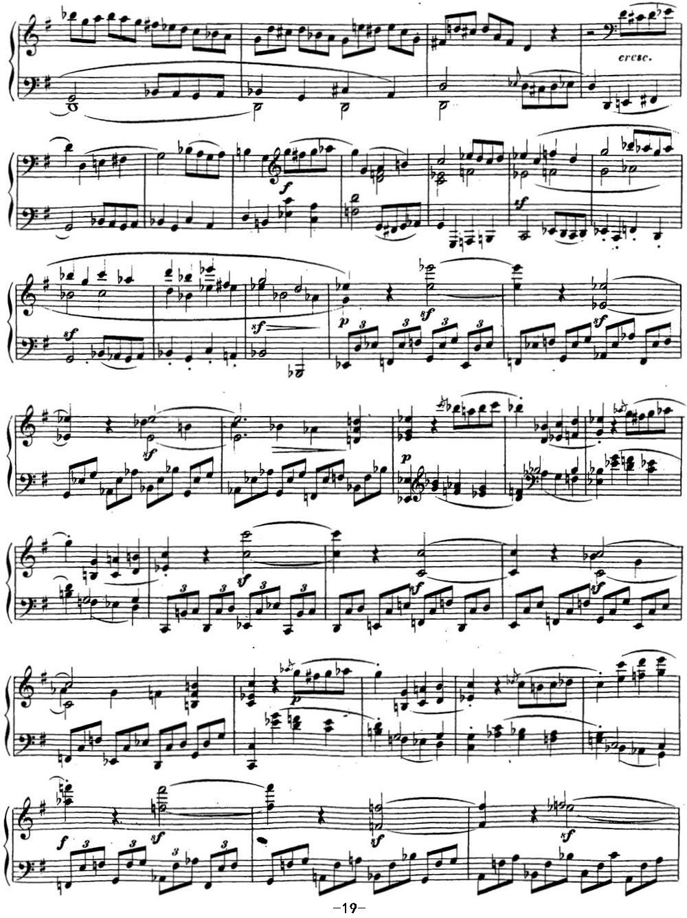 贝多芬钢琴奏鸣曲16 G大调 Op.31 No.1 G major钢琴曲谱（图19）