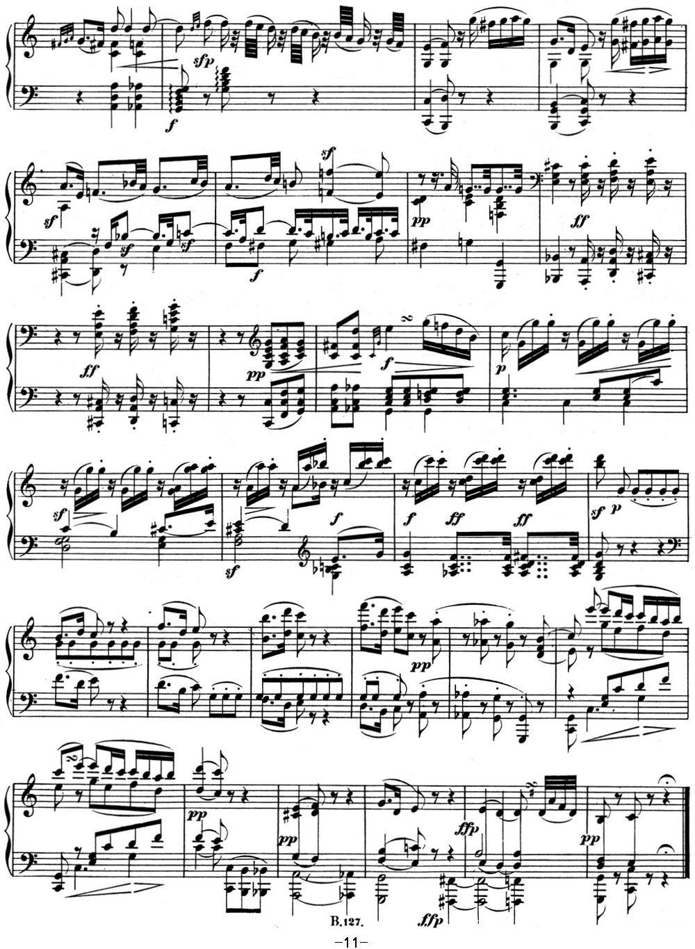 贝多芬钢琴奏鸣曲04 大调奏鸣曲 降E大调 Op.7 E-flat major钢琴曲谱（图11）