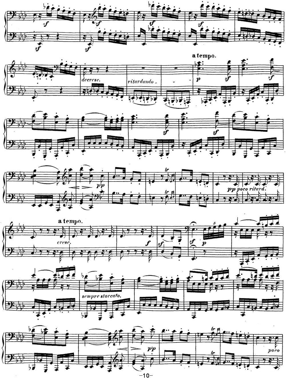 贝多芬钢琴奏鸣曲18 狩猎 降E大调 Op.31 No.3 E-flat major钢琴曲谱（图10）