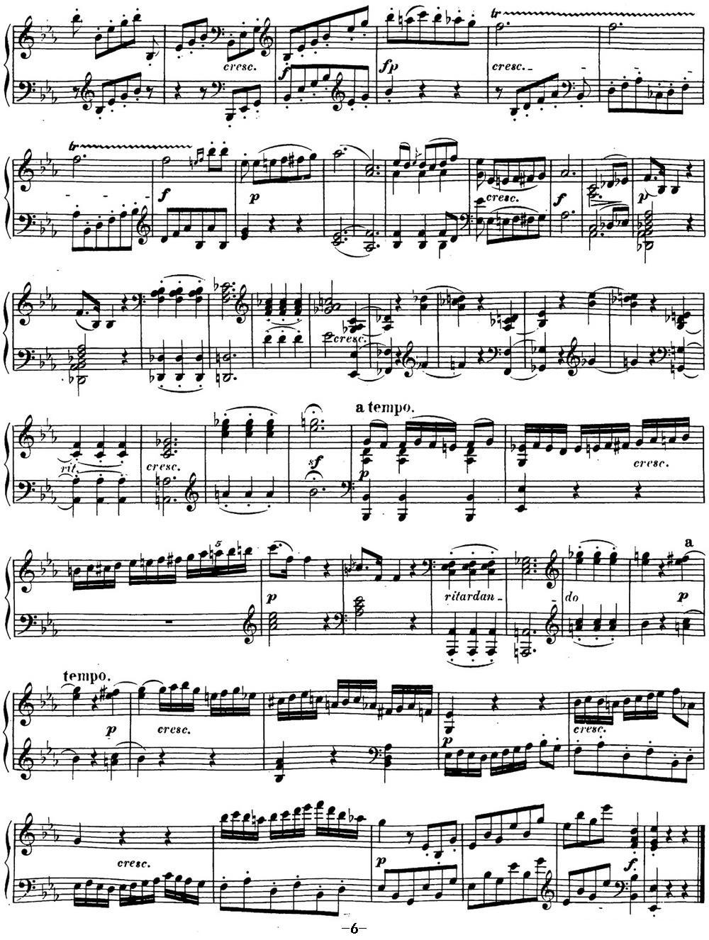 贝多芬钢琴奏鸣曲18 狩猎 降E大调 Op.31 No.3 E-flat major钢琴曲谱（图6）