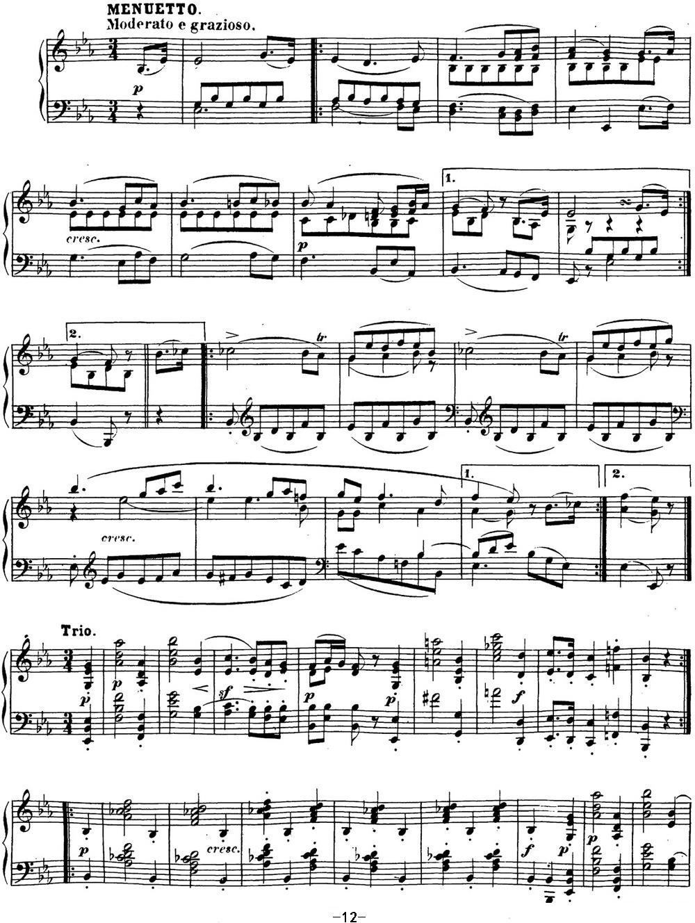 贝多芬钢琴奏鸣曲18 狩猎 降E大调 Op.31 No.3 E-flat major钢琴曲谱（图12）