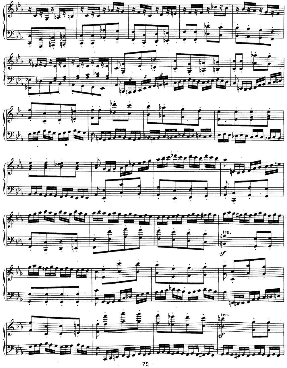 贝多芬钢琴奏鸣曲21 黎明（华尔斯坦） C大调 Op.53 C major钢琴曲谱（图20）