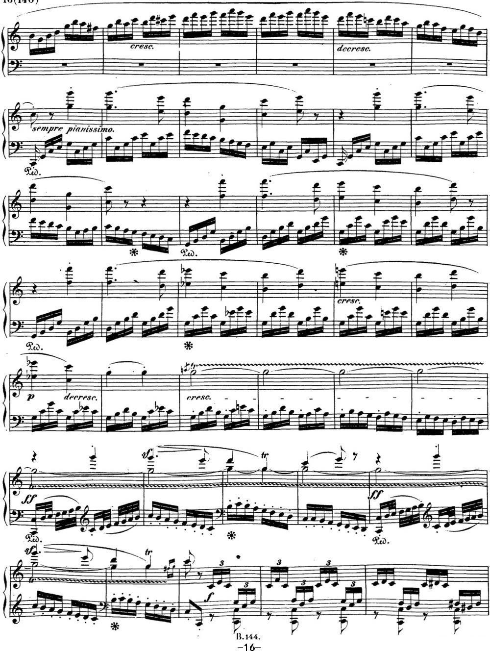 贝多芬钢琴奏鸣曲21 黎明（华尔斯坦） C大调 Op.53 C major钢琴曲谱（图16）
