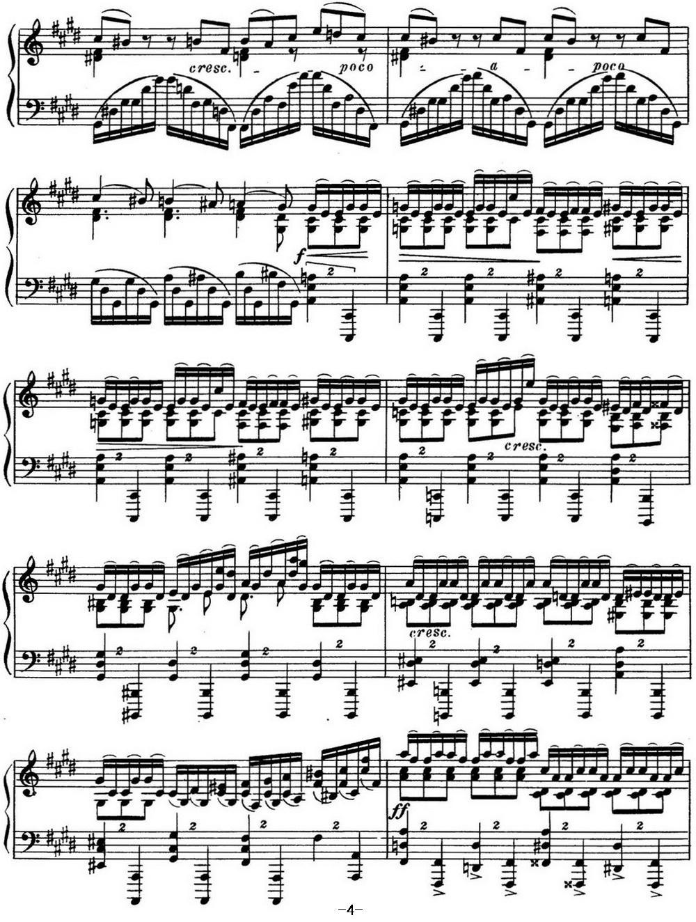 斯克里亚宾 钢琴练习曲 Op.42 No.5 Alexander Scriabin Etudes钢琴曲谱（图4）